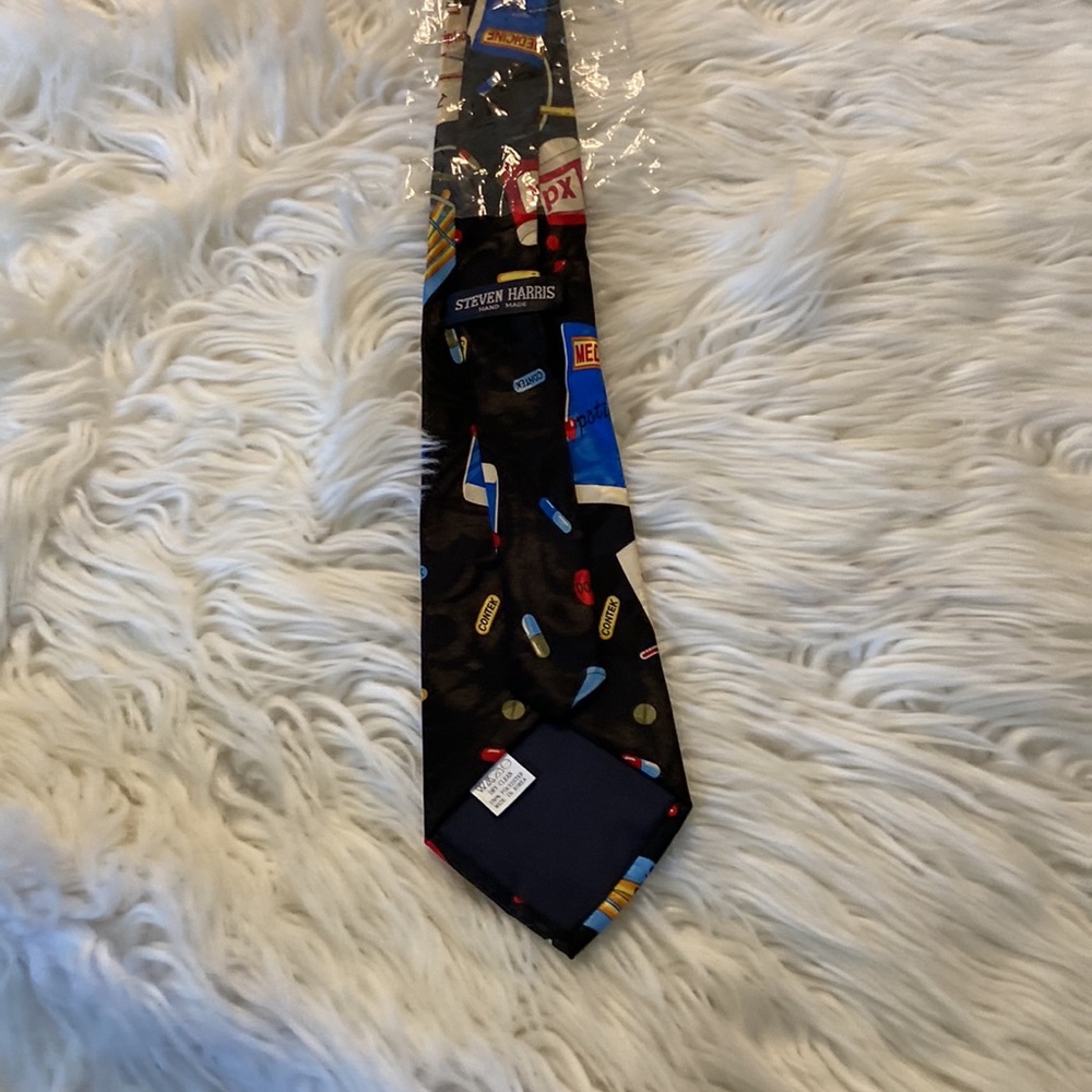 Steven Harris Hand Made Tie NWOT still in wrapping plastic - Picture 4 of 8